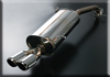 �饻AUTOEXE MAZDA(�U�Ʊo�B���۹F)Mazda2 Demio(��2�BDY)��˳��� Stainless Muffler Stainless Steel Exhaust Muffler (Dual Tip) ����(��)�������(�Ʈ��) MDC8500