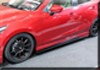 �饻KNIGHTSPORTS (�M�h��) MAZDA(�U�Ʊo,���۹F,���w���۹F) Mazda2 (��2,���۹F2,DEMIO,iSTOP,SkyActiv,�й��Ť�,DJ,DJ5FS,DJ5AS,DJ3FS,DJ3AS) �T���ʤO�ɯŧ�˹s�� Side Skirt Extension Splitters���ȸ} KZD-73201
