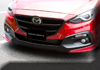 �饻KNIGHTSPORTS (�M�h��) MAZDA(�U�Ʊo,���۹F,���w���۹F) Mazda3(��3,���۹F3,���J�ɩ�,M3,AXELA,SkyActiv,�й��Ť�,Skyactiv-D,BM,BM2FS,BMEFS,BM5FS,BM5AS,BM5FP,BM5AP,BYEFP) �T���ʤO�ɯŧ�˹s�� Front Bumper & Gril l�Y����(�e�]��)+�����n(����) KZD71304