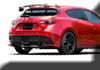 �饻KNIGHTSPORTS (�M�h��) MAZDA(�U�Ʊo,���۹F,���w���۹F) Mazda3(��3,���۹F3,���J�ɩ�,M3,AXELA,SkyActiv,�й��Ť�,Skyactiv-D,BM,BM2FS,BMEFS,BM5FS,BM5AS,BM5FP,BM5AP,BYEFP) �T���ʤO�ɯŧ�˹s�� Rear Bumper Cover������(�ᬦ�a) KZD74332