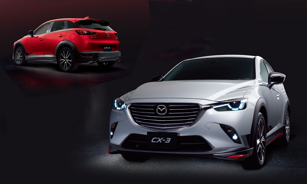 MAZDASPEED�饻 MAZDA(�U�Ʊo,���۹F,�@�T���۹F) Mazda CX-3(CX3,DK,SkyActiv,�й��Ť�,SkyActiv-G)  �T���ʤO�ɯŨ����]��