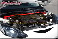 �饻AUTOEXE MAZDA(�U�Ʊo,���۹F,���w���۹F) Mazda2 (��2,���۹F2,�l��,DEMIO,iSTOP,SkyActiv,�й��Ť�,DE,DE5FS,DE3FS,DEJFS,DE3AS) �T���ʤO�ɯŧ�˹s��w�˹��  Strut Tower Bar �e���a(�Ա�) MDE400