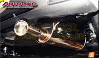 �饻AUTOEXE MAZDA(�U�Ʊo,���۹F,���w���۹F) Mazda2 (��2,���۹F2,�l��,DEMIO,iSTOP,SkyActiv,�й��Ť�,DE,DE5FS,DE3FS,DEJFS,DE3AS) �T���ʤO�ɯŧ�˹s��w�˹�� Stainless Steel Exhaust Muffler ����(��)�������(�Ʈ��) MDE8Y00