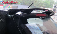 �饻AUTOEXE MAZDA(�U�Ʊo,���۹F,���w���۹F) Mazda2 (��2,���۹F2,DEMIO,iSTOP,SkyActiv,�й��Ť�,DJ,DJ5FS,DJ5AS,DJ3FS,DJ3AS) �T���ʤO�ɯŧ�˹s��w�˹�� Rear Roof Spoiler ���w���l MDJ2600