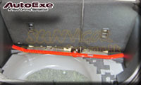 �饻AUTOEXE MAZDA(�U�Ʊo,���۹F,���w���۹F) Mazda2 (��2,���۹F2,DEMIO,iSTOP,SkyActiv,�й��Ť�,DJ,DJ5FS,DJ5AS,DJ3FS,DJ3AS) �T���ʤO�ɯŧ�˹s��w�˹�� 	Interior Floor Cross Bar ���[���a(�Ա�) MDJ4500