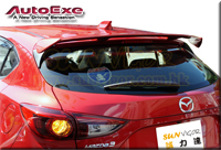 ¤é¥»AUTOEXE MAZDA(¸U¨Æ±o,°¨¦Û¹F,ªø¦w°¨¦Û¹F) Mazda3(°¨3,°¨¦Û¹F3,©ù§JÁÉ©Ô,M3,AXELA,SkyActiv,³Ð¹£ÂŤÑ,Skyactiv-D,BM,BM2FS,BMEFS,BM5FS,BM5AS,BM5FP,BM5AP,BYEFP) ¨T¨®°Ê¤O¤É¯Å§ï¸Ë¹s¥ó¦w¸Ë¹ê¿ý Rear Roof Spoiler §À©w·ÁlMBM2600