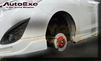 �饻AUTOEXE MAZDA(�U�Ʊo,���۹F,�@�T���۹F) Mazda5(��5,���۹F5,M5,Premacy,Protege,iStop,SkyActiv,�й��Ť�,CW,CWFFW,CWEFW,CWEFW) �T���ʤO�ɯŧ�˹s��w�˹�� Front Disc Brake Rotor SeT �e���O(�٨�)�� MBL550S