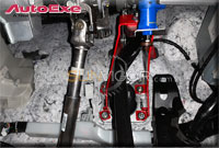 �饻AutoExe MAZDA(�U�Ʊo,���۹F) Mazda CX-3 (CX3, DK,DK8FW, DK8AW, DK5FW, DK5AW, DKEFW, DKEAW, DKLFW, DKLAW,SkyActiv,�й��Ť�) �T���ʤO�ɯŧ�˹s��w�˹�� Brake Pedal Brace ���O��(�٨���)���� MDJ4950