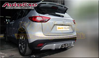 �饻AUTOEXE MAZDA(�U�Ʊo,���۹F,���w���۹F) Mazda CX-5(CX5,KF,SkyActiv,�й��Ť�,SkyActiv-Diesel,KF2P, KF5P, KFEP) �T���ʤO�ɯŧ�˹s��w�˹�� Rear Diffuser Spoiler Splitter ������U�s(�U����) MKE2400