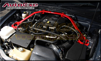 �饻AUTOEXE MAZDA(�U�Ʊo,���۹F,�@�T���۹F) Mazda MX-5 (Roadster,Miata,Euno,NC,NCEC)�T���ʤO�ɯŧ�˹s��w�˹�� Strut Tower Bar �e���a(�Ա�) MNC400