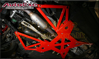 �饻AUTOEXE MAZDA(�U�Ʊo,���۹F,�@�T���۹F) Mazda MX-5 (Roadster,Miata,Euno,NC,NCEC)�T���ʤO�ɯŧ�˹s��w�˹�� Lower Under Member Brace Set ���[�M�� MNC470