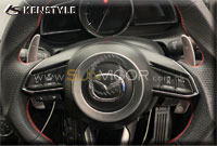 �饻Kenstyle MAZDA(�U�Ʊo,���۹F) Mazda CX-3 (CX3, DK,DK8FW, DK8AW, DK5FW, DK5AW, DKEFW, DKEAW, DKLFW, DKLAW,SkyActiv,�й��Ť�) �T���ʤO�ɯŧ�˹s��w�˹�� Steering Shift Lever Paddle���ɼ���(��V�L����) 