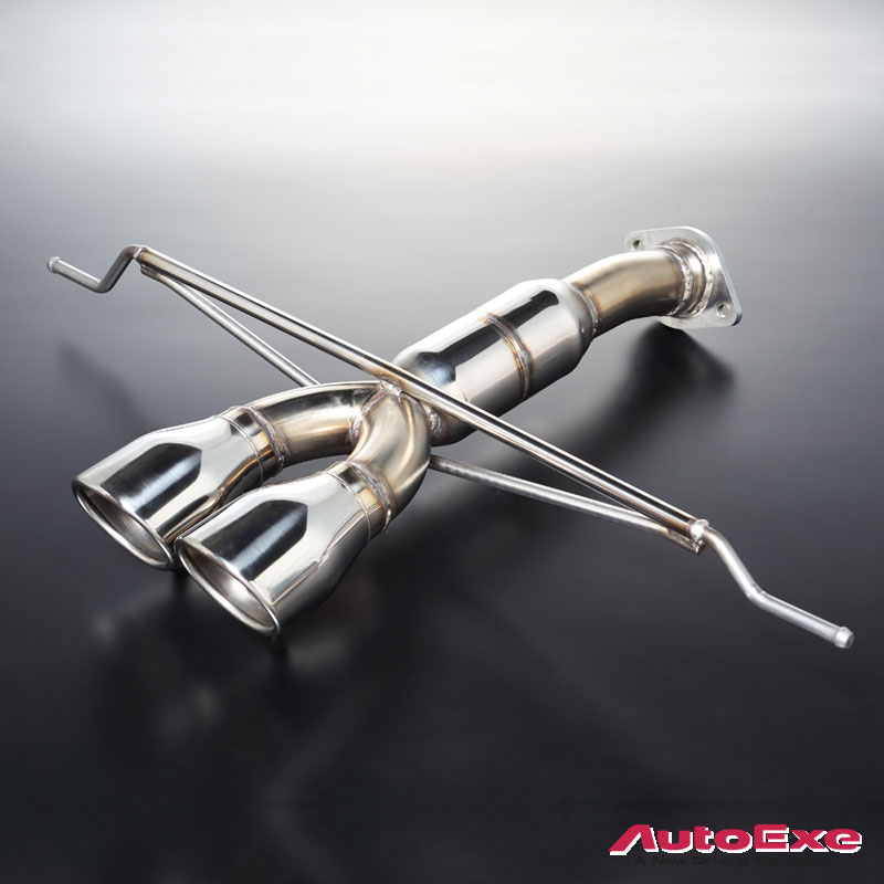 日本AUTOEXE MAZDA(萬事得,馬自達,長安馬自達) Mazda CX-5(CX5,SkyActiv,創馳藍天,SkyActiv-Diesel,KF,KF2P, KF5P, KFEP) 汽車動力升級改裝零件 Stainless Steel Dual Tip Exhaust Muffler  不銹鋼死氣喉(排氣管) MKF8Y50